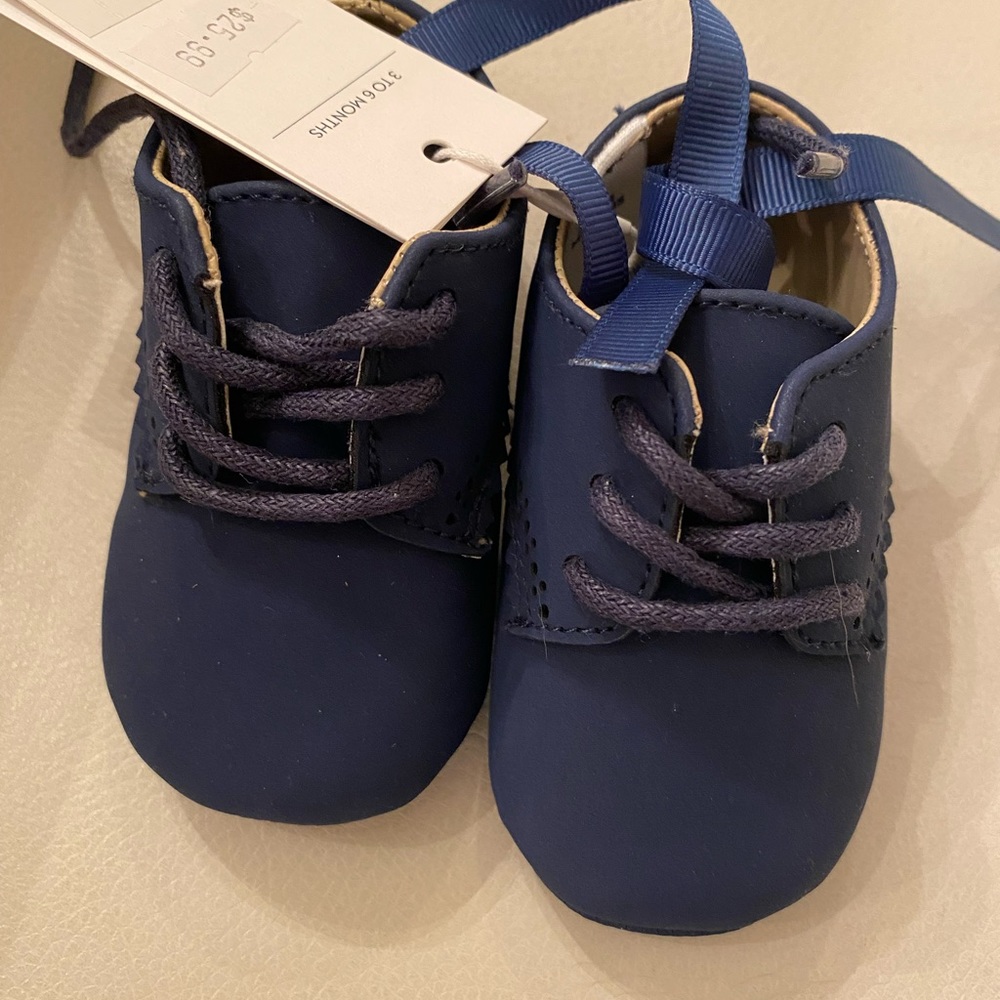Janie and Jack baby boy shoes